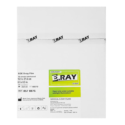 6.5X8.5 Inch Eray Manual X-Ray Film