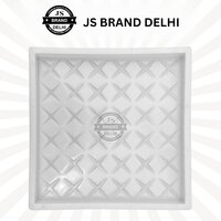 Star Chequered Tile Plastic - Color: Grey