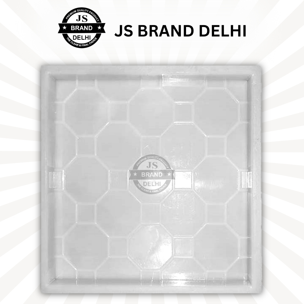 Football Chequered Tile - Grey Plastic, High Quality Material, Warranty Included