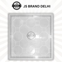 Football Chequered Tile Plastic - Color: Grey