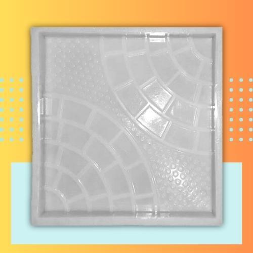 Double Round Chequered Tile Plastic