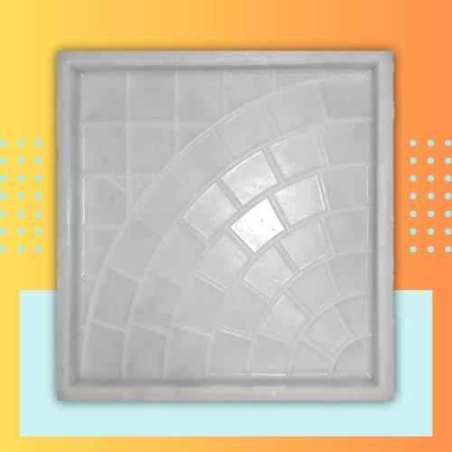 Round Brick Chequered Tile Plastic
