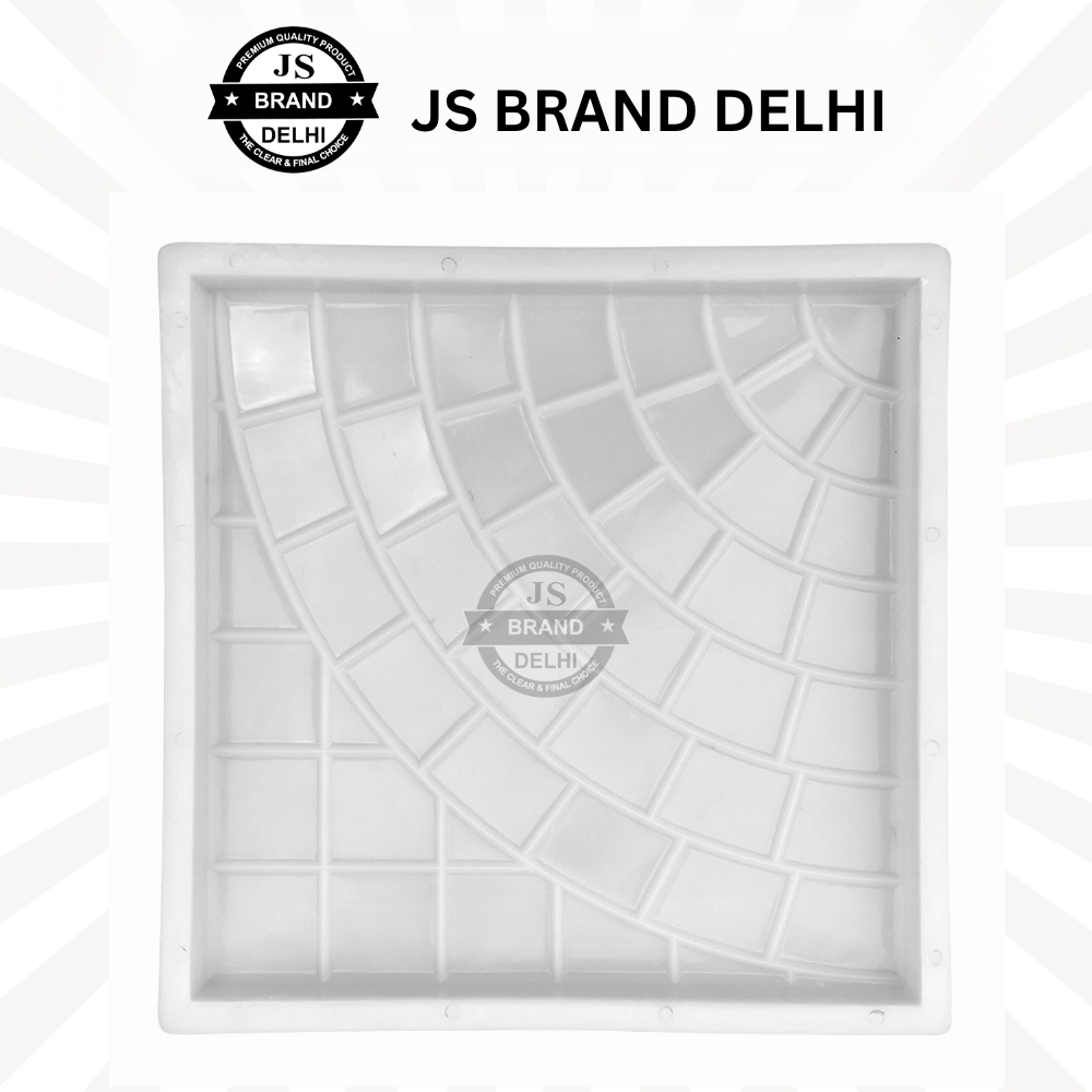 Round Brick Chequered Tile Plastic