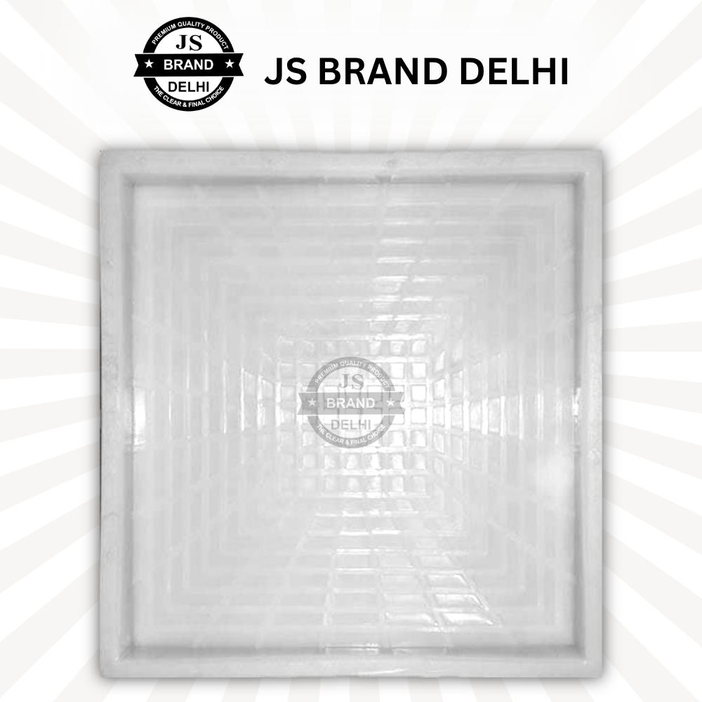 Spider Chequered Tile Plastic - High Quality, Grey Color | Warranty Included, Ideal for Tile Making