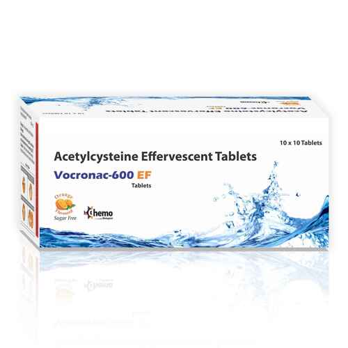 Acetylcysteine 600 mg effervescent TABLETS