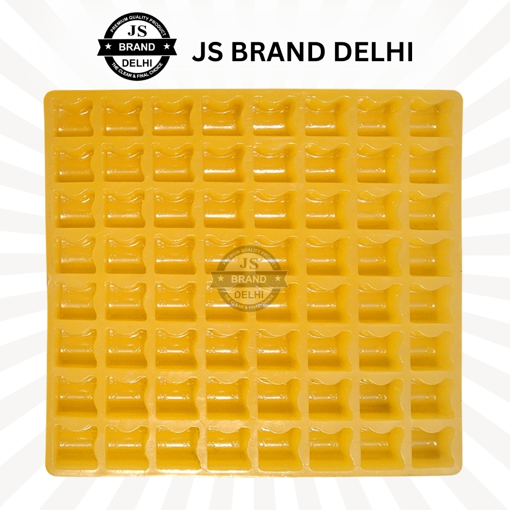 20,25,30MM 64 Cavity Cover Block Rubber Moulds