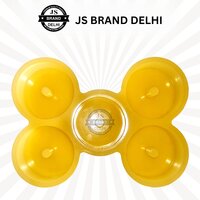 40mm 5 Cavaty Cover Block Rubber Moulds - Color: Golden