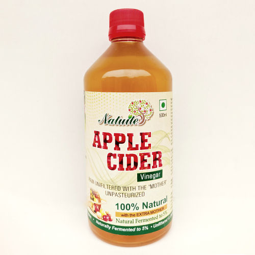 500Ml Natural Apple Vinegar - Additives: Added