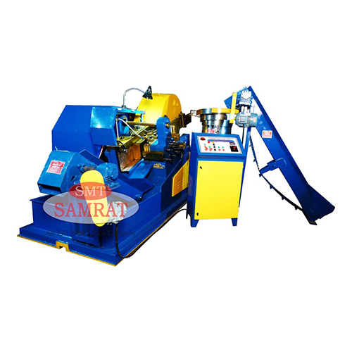 High Speed Pneumatic Clutch Type Thread Rolling Machine With Conveyor Vibrator System