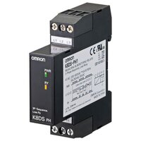 K8ds-ph1 Omron Phase Monitoring Relay - Color: Black