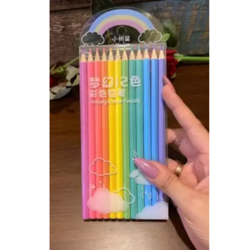 Rainbow Pencil Colour - Material: Wodden