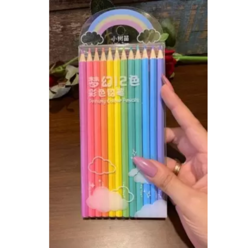 Rainbow pencil colour