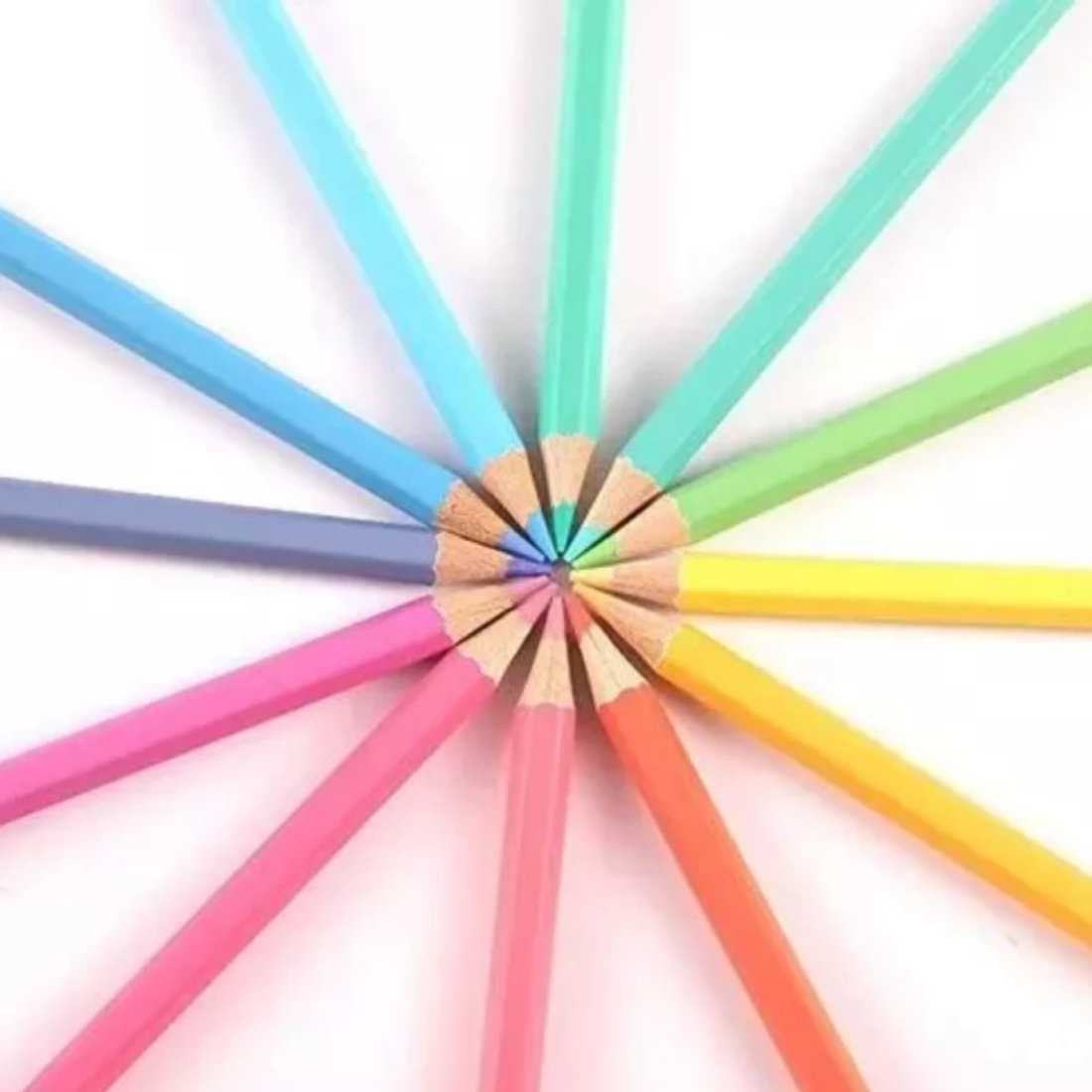 Rainbow pencil colour