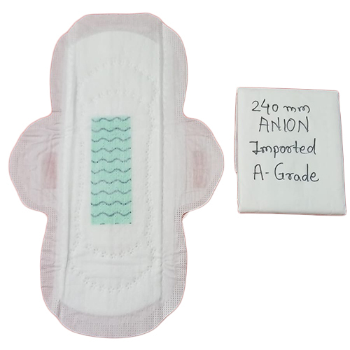 240 MM A Grade Anion Imported Sanitary Napkin