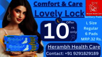 L Size  Regular Cottony 6 Pads Age Group: Women