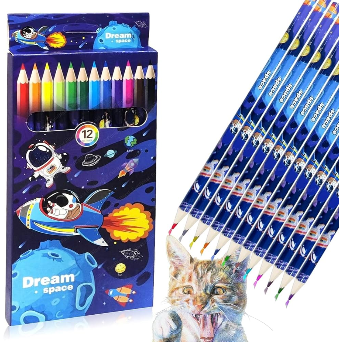 Dream space pencil colour