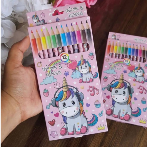 unicorn pencil colour