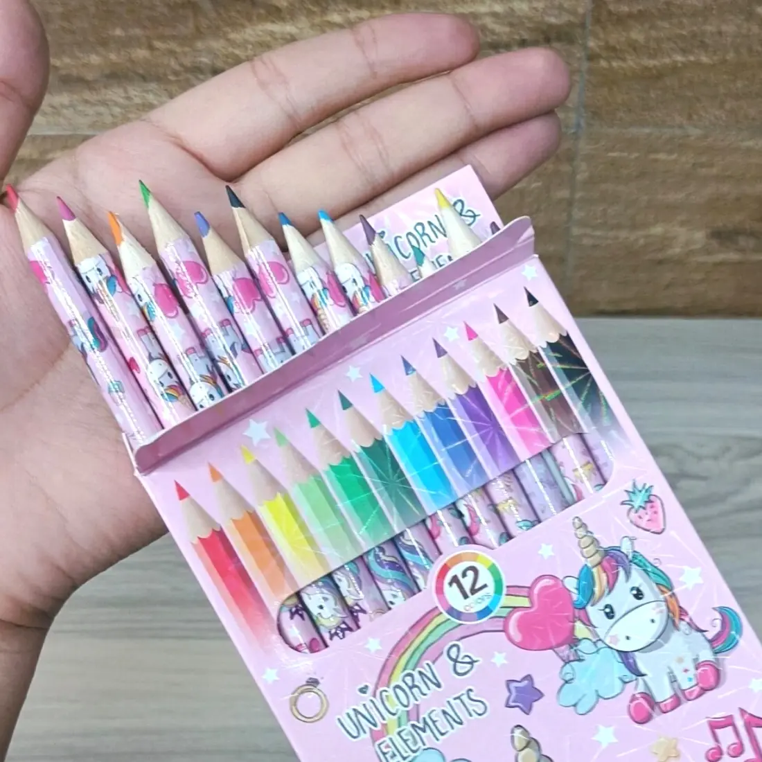 unicorn pencil colour