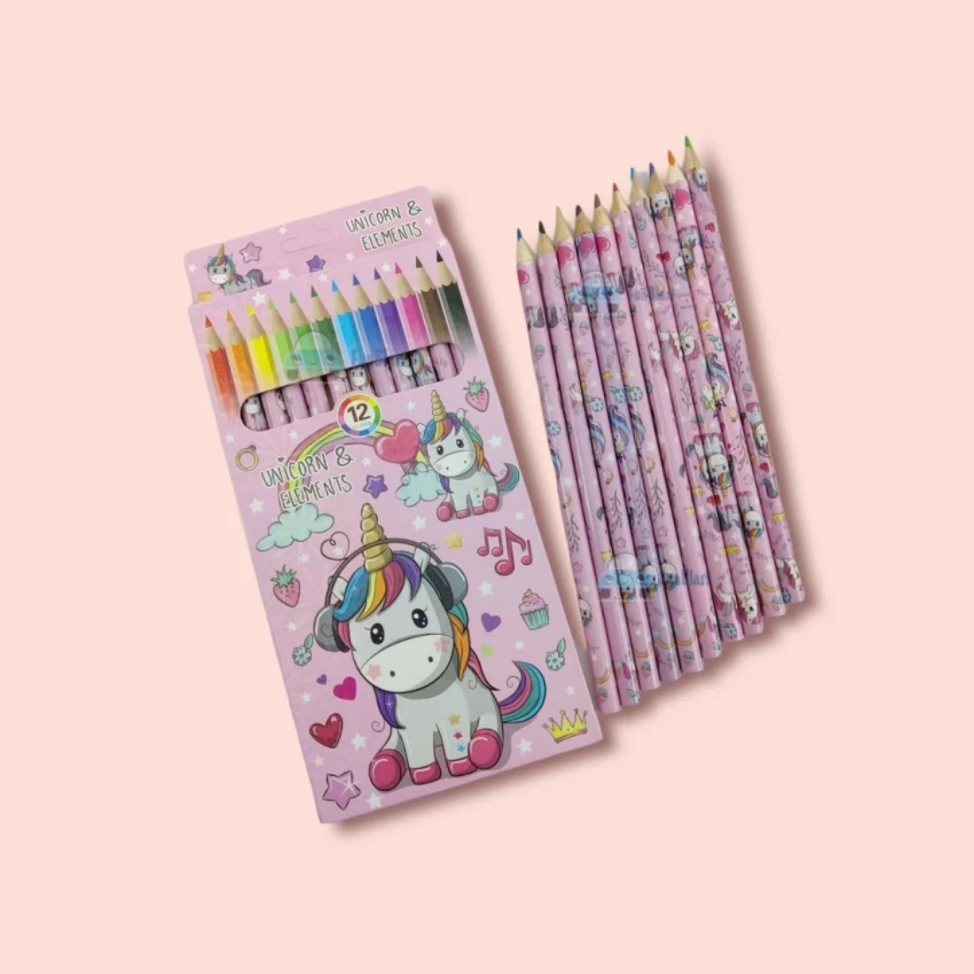 unicorn pencil colour