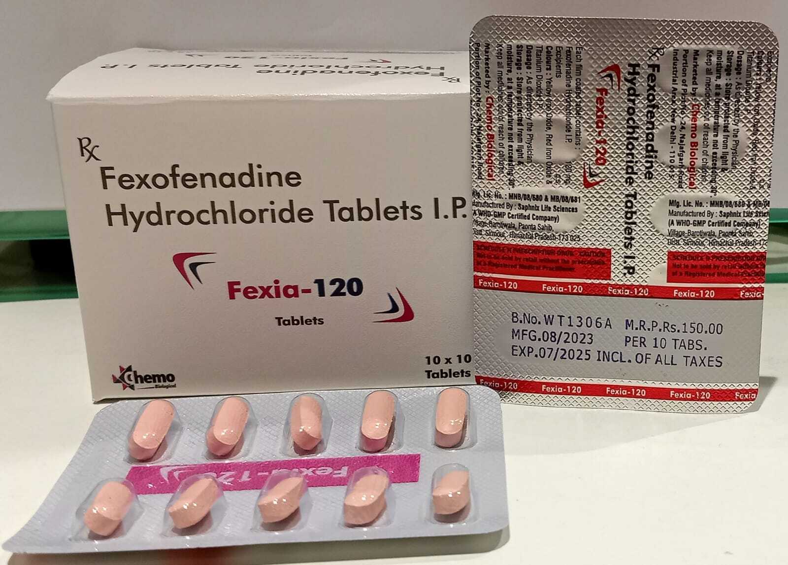Fexofenadine 120 mg Tablets