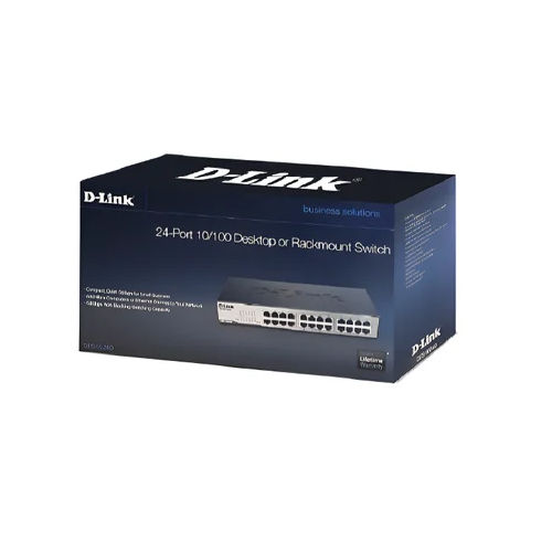 Metal Fast Ethernet Des-1024D Switch