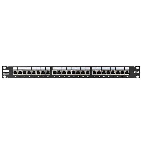 C61BLK241 Loaded Patch Panel