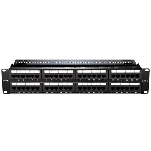 C61BLK481 Loaded Patch Panel