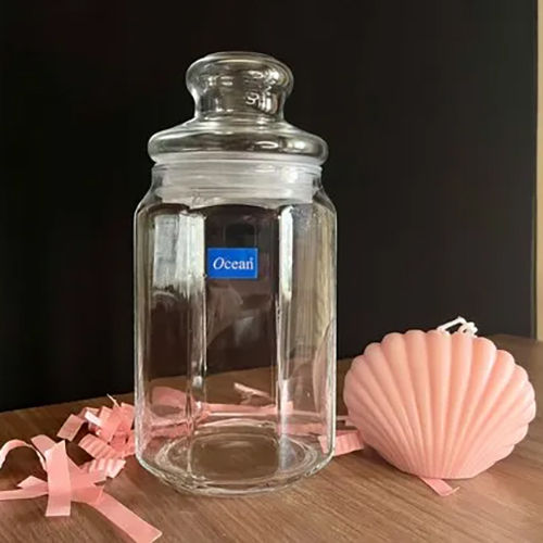 780 ML Ocean Tulip Jar With Glass Lid