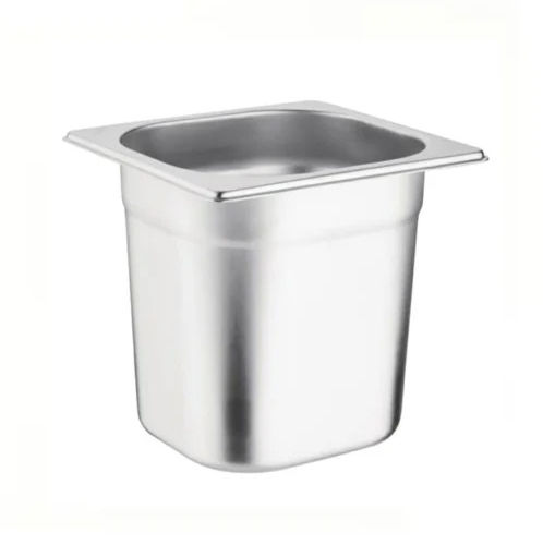 1-6 100 Mm Stainless Steel Gastronorm Pan Height: 4 Inch Inch (In)