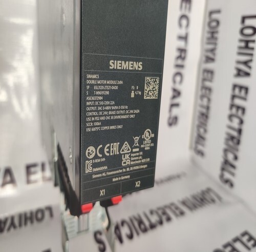 SIEMENS 6SL3120-2TE21-0AD0 DOUBLE MOTOR MODULE