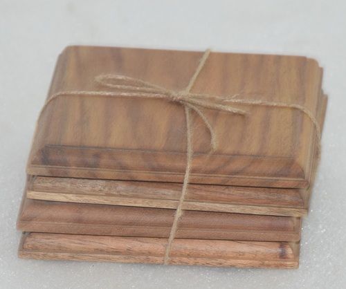 Wooden Coasters Set