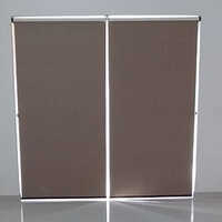 Roller Blinds - Polyester, 55 Sq. Ft, Brown | Eco-friendly, Modern Vertical Design, Easy Light Control, Heat-insulation