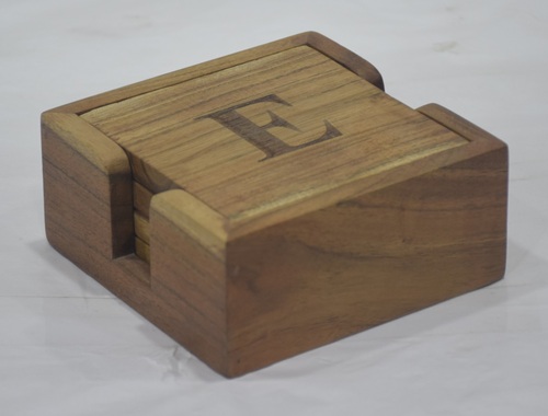 Set of 4 Wooden 