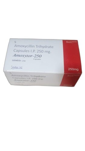AMOXYCILLIN TRIHYDRATE 250mg CAPSULES