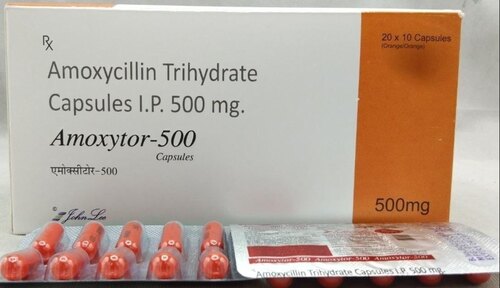 AMOXYCILLIN TRIHYDRATE 500mg CAPSULES