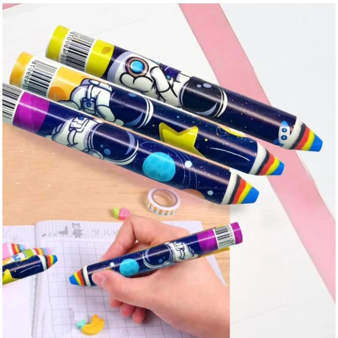 pencil shape eraser