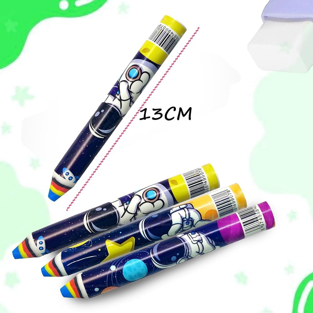 pencil shape eraser