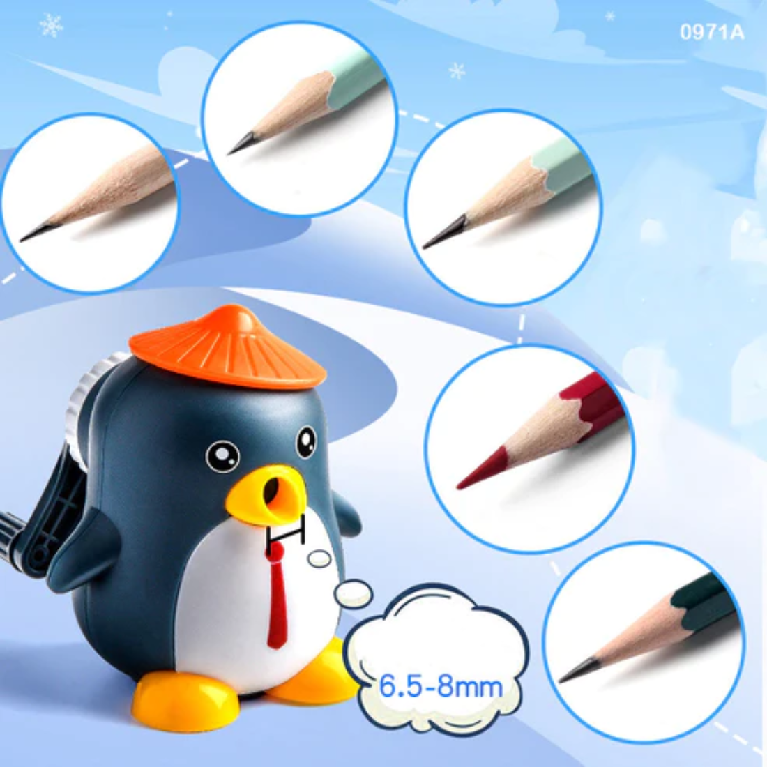 penguin shape sharpner
