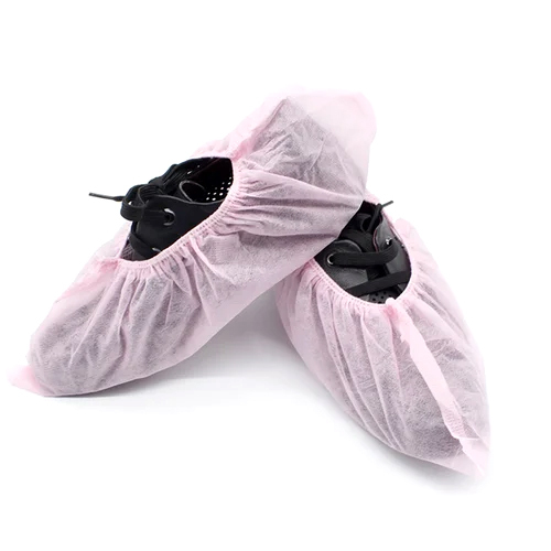 Pink Iya White Non Woven Shoe Cover