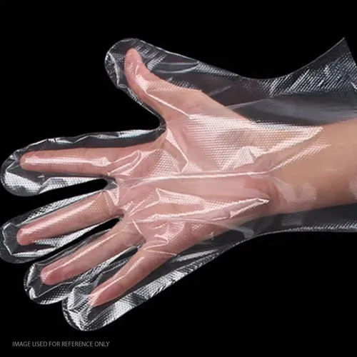 Transparent Plastic Hand Gloves