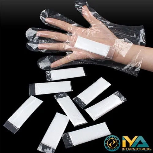 Transparent Disposable Plastics Pair Packing Gloves