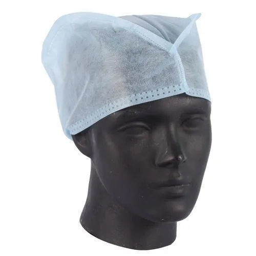 Blue Non Woven Surgeon Caps Or Surgical Cap