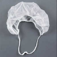 Pp Non Woven Earloop Beard Mask - Polypropylene Fabric, White Color | Disposable, Non Woven, Moisture Resistant, Beard Coverage