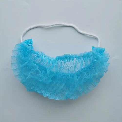 Blue Non Woven Disposable Beard Mask