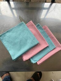 Kitchen Napkins - Cotton Material, Multicolor, Plain Dyed Pattern | Versatile For Cocktail, Dinner, And Hotel Use, Roll Tissue Style