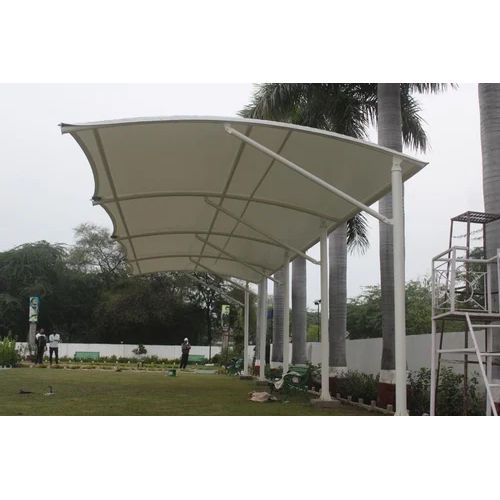 White Tensile Fabric Structures Shed