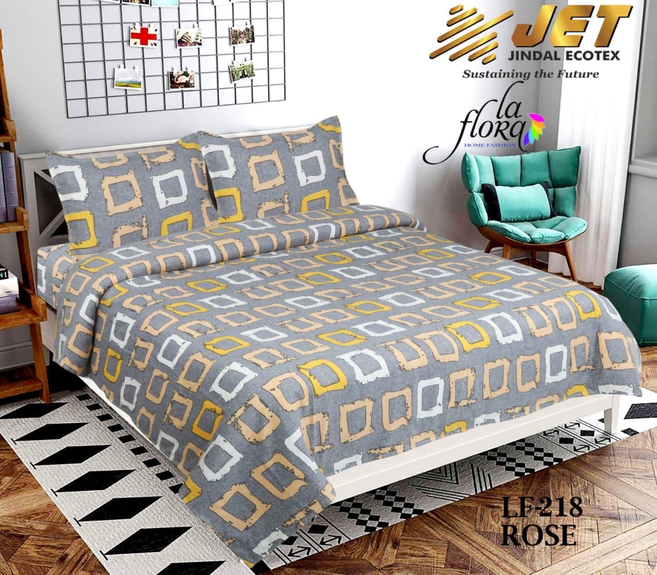 Soft Polyester 3D Bedsheet