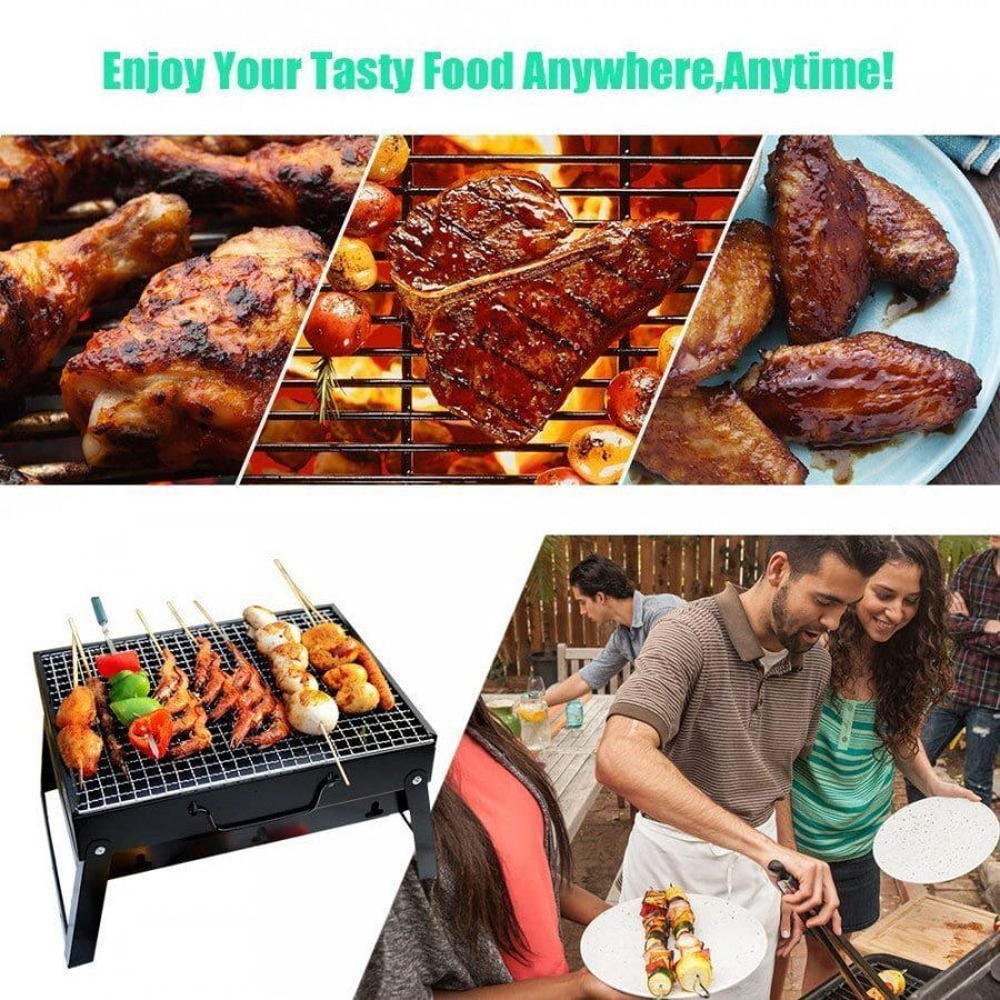BBQ FOLDABLE CHARCOAL BARBECUE GRILL