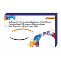 Berberine Hcl, Myo-inositol, D-chiro-inositol, N-acetyl Cysteine Chromium, Vitamin D2, Melatonin, Chasteberry Extract, Grape Seed Extract And L-methyl Folate - Best Before: Not Provided