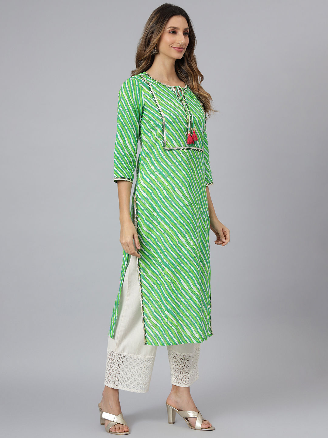 women fancy cotton kurti